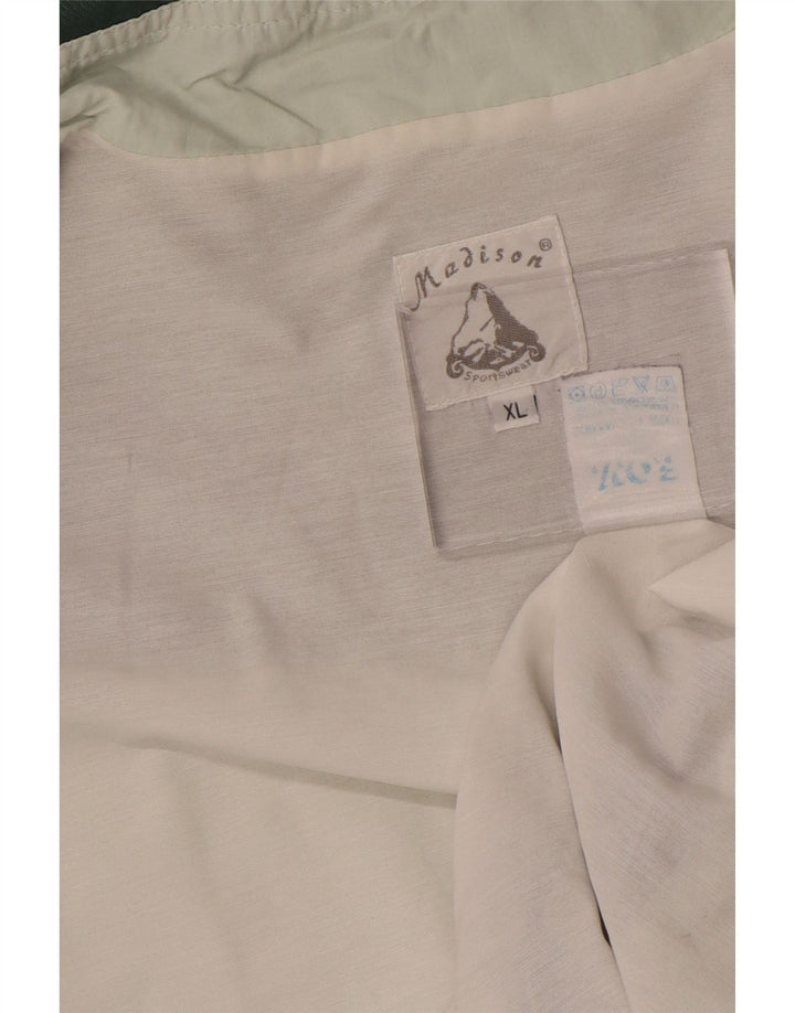 Madison Træningsdragt til mænd Topjakke XL Grøn Colourblock Polyamid Sports