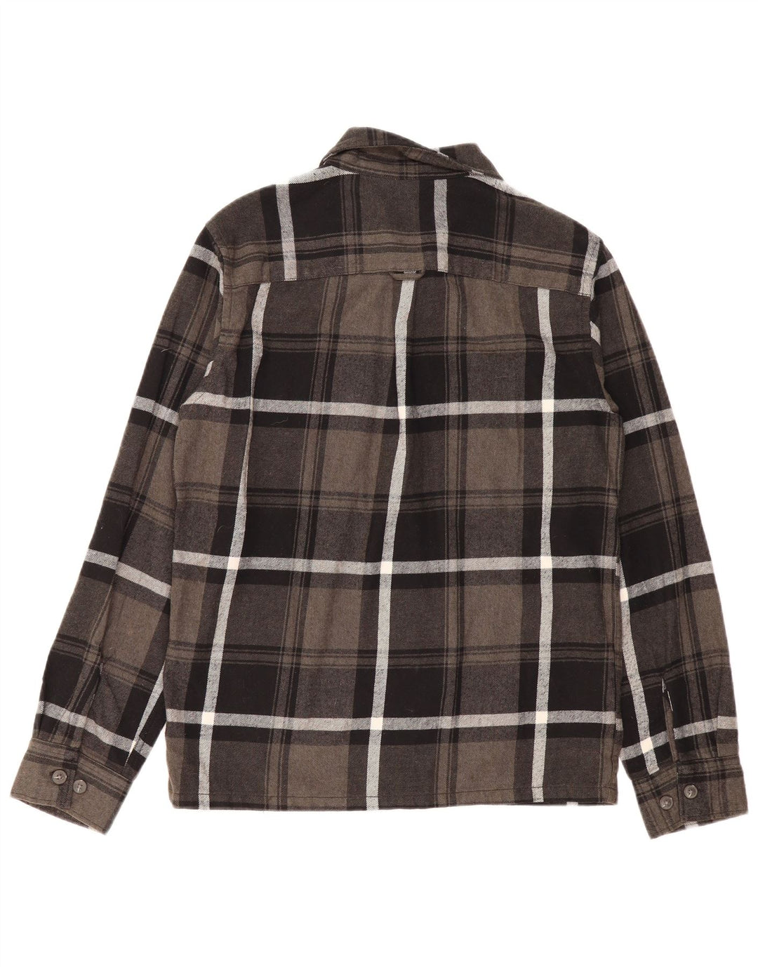 Jack & Jones herre flannelskjorte lille grå ternet bomuld
