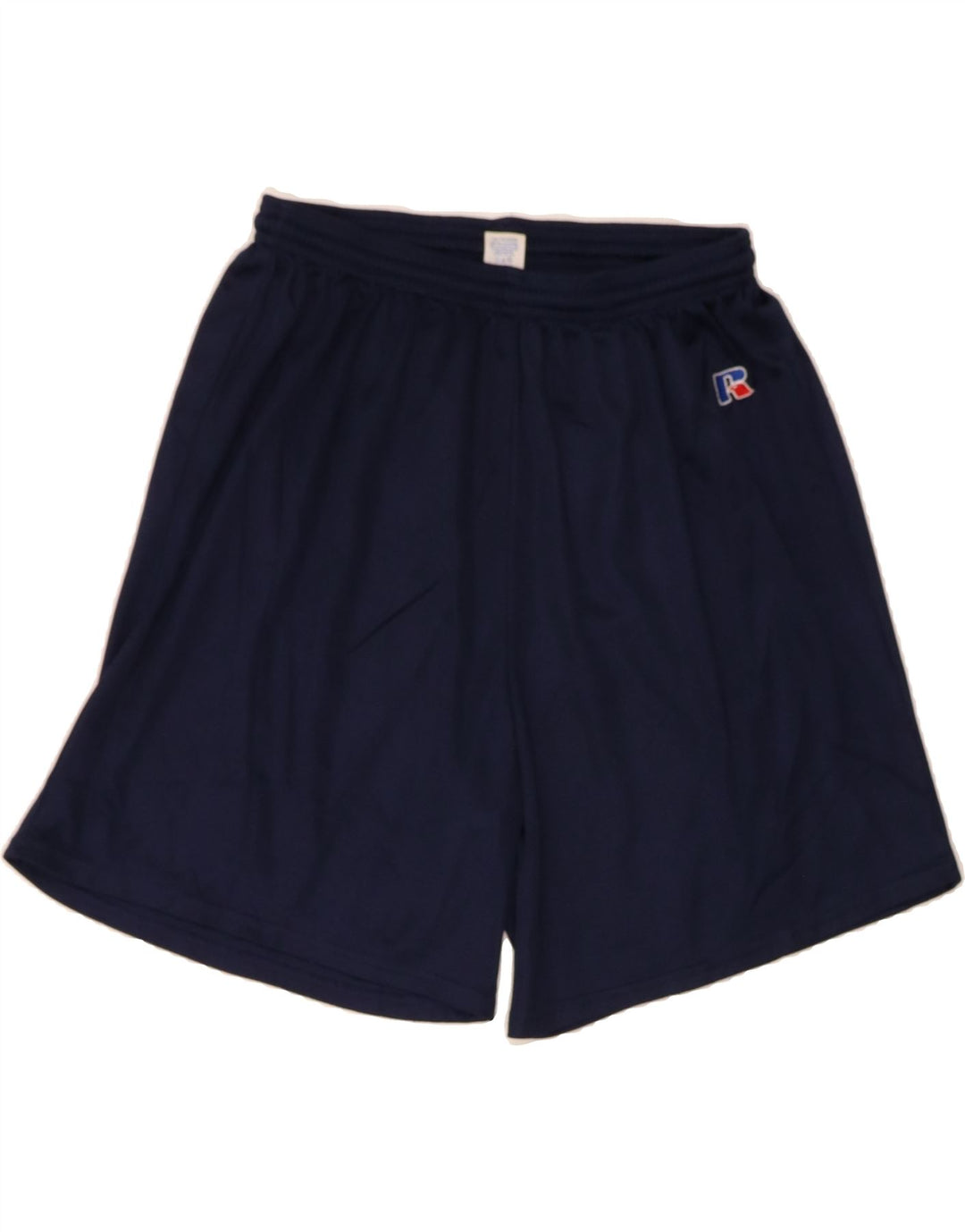 RUSSELL ATHLETIC Womens Sport Shorts UK 14 Large Navy Blue Polyester Vintage Russell Athletic and Second-Hand Russell Athletic from Messina Hembry 