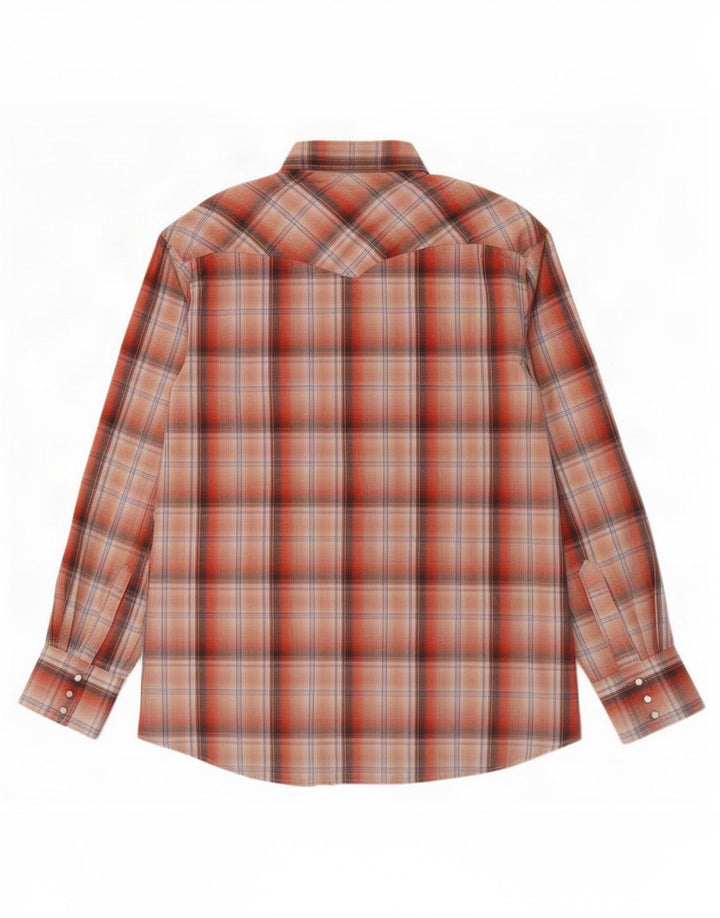 Wrangler Flanellskjorte til mænd XL Rød Plaid