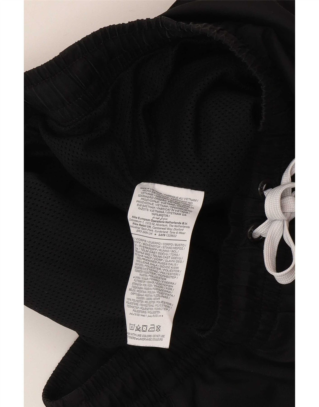 Nike badeshorts til mænd, store sorte polyester