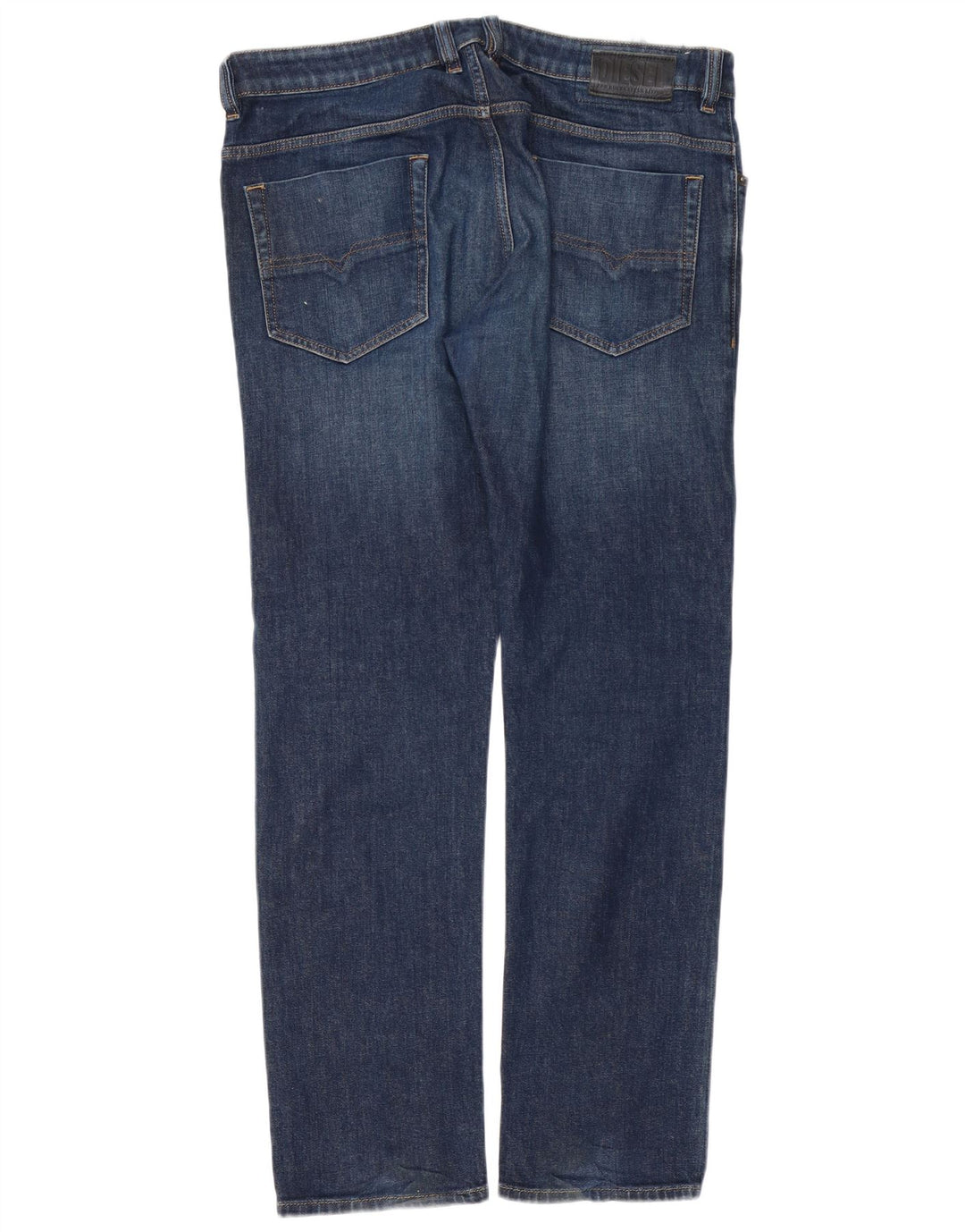 Diesel Herre D-Strukt Straight Jeans W36 L32 Blå Bomuld