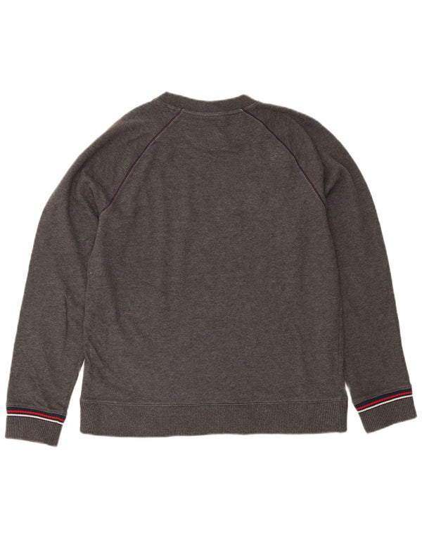 Fila Herre grafisk sweatshirt Jumper Medium Grey Flecked Bomuld