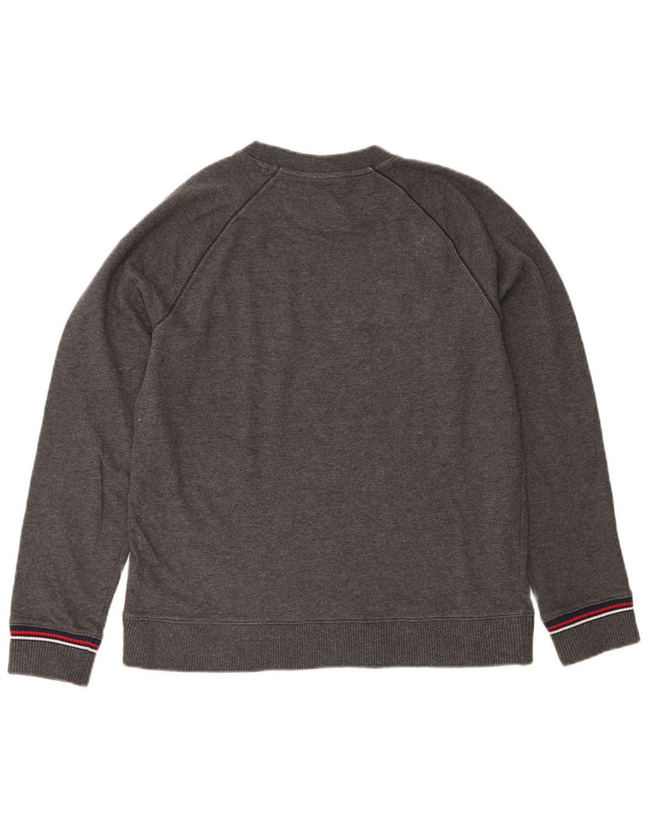 Fila Herre grafisk sweatshirt Jumper Medium Grey Flecked Bomuld