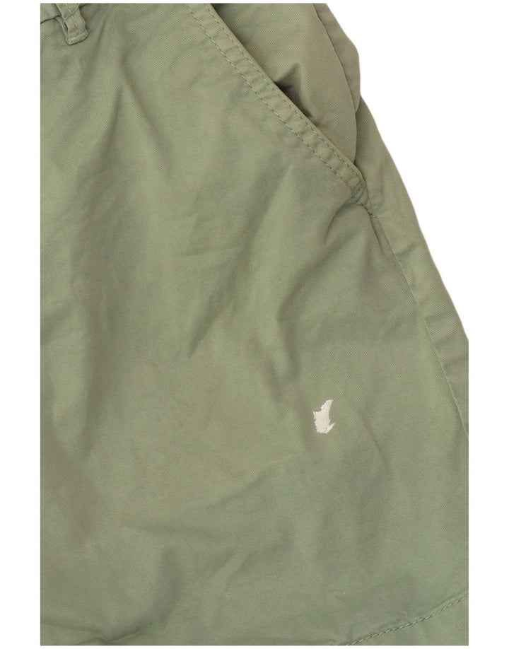 Fat Face Dame Chino Shorts US 6 Medium W30 Grøn Bomuld
