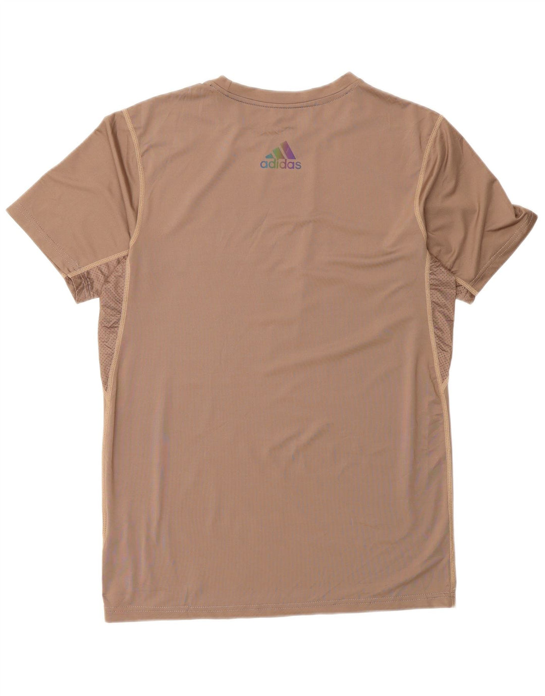Adidas Herre Aeroready Grafisk T-Shirt Top Stor brun polyester