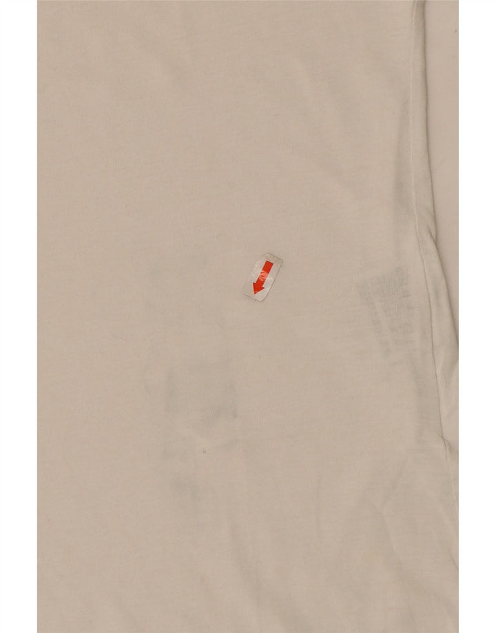 LEVI'S Womens Graphic T-Shirt Top UK 12 Medium White