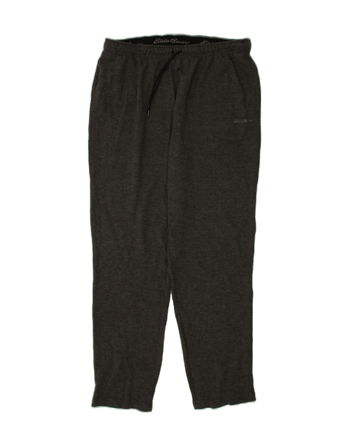 EDDIE BAUER Womens Tracksuit Trousers UK 16 Large  Black Vintage Eddie Bauer and Second-Hand Eddie Bauer from Messina Hembry 