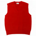 Benetton Herrevest Tank Top Lille rød lammeuld