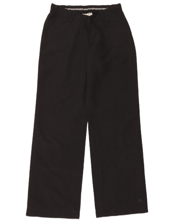 Adidas Dame Lange Wide Leg Bukser UK 10 Small W30 L34 Black Sports