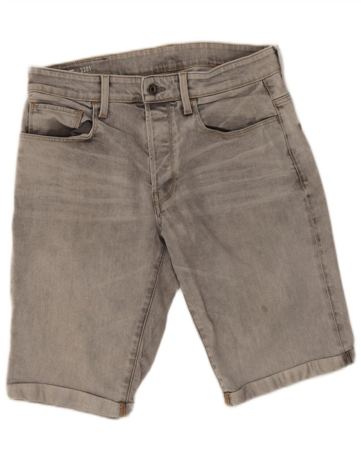 G-Star Herre 3301 Denim Shorts W32 Mellemgrå