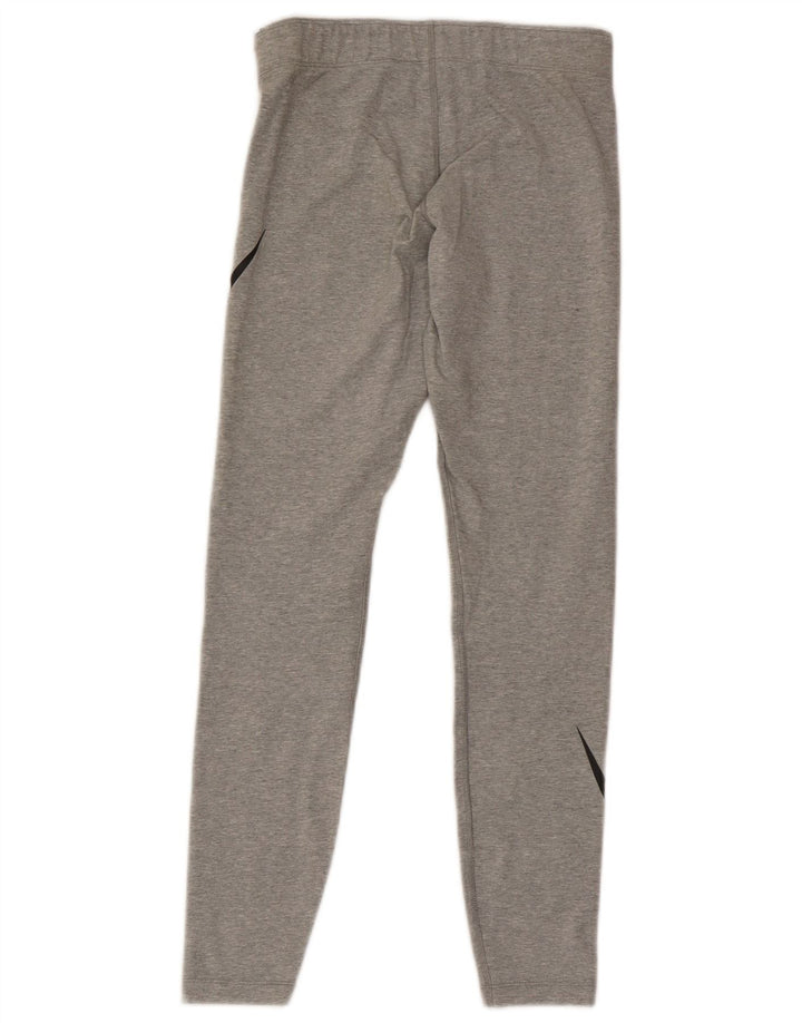Nike Dame Grafiske Leggings UK 10 Small Grey Bomuld