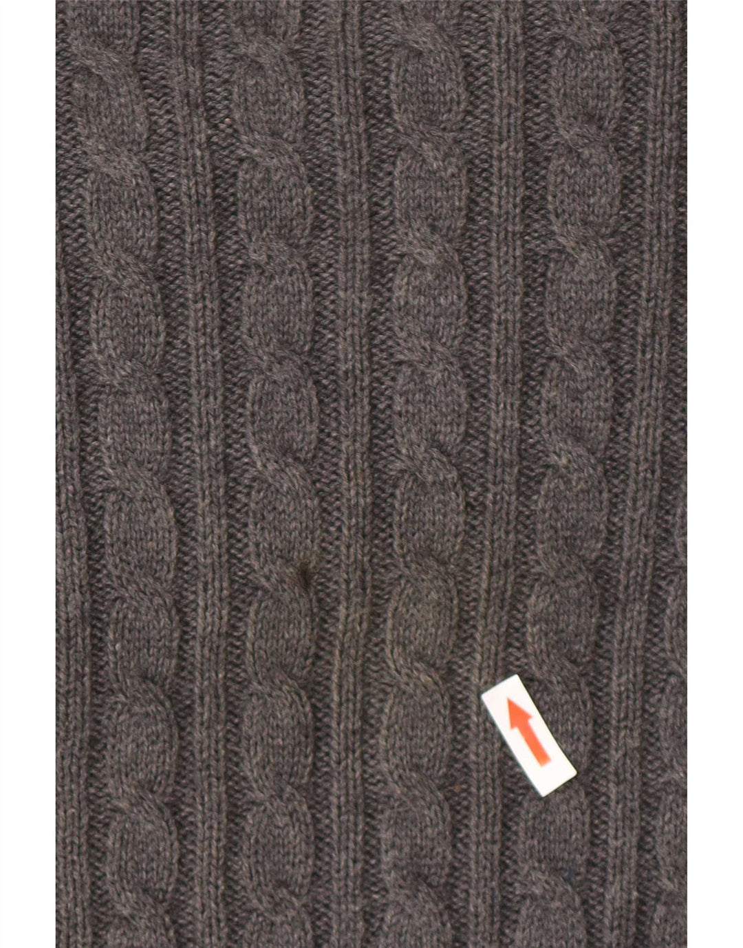 Farah Herre Vintage Crew Neck Jumper Sweater Stor Grå Bomuld