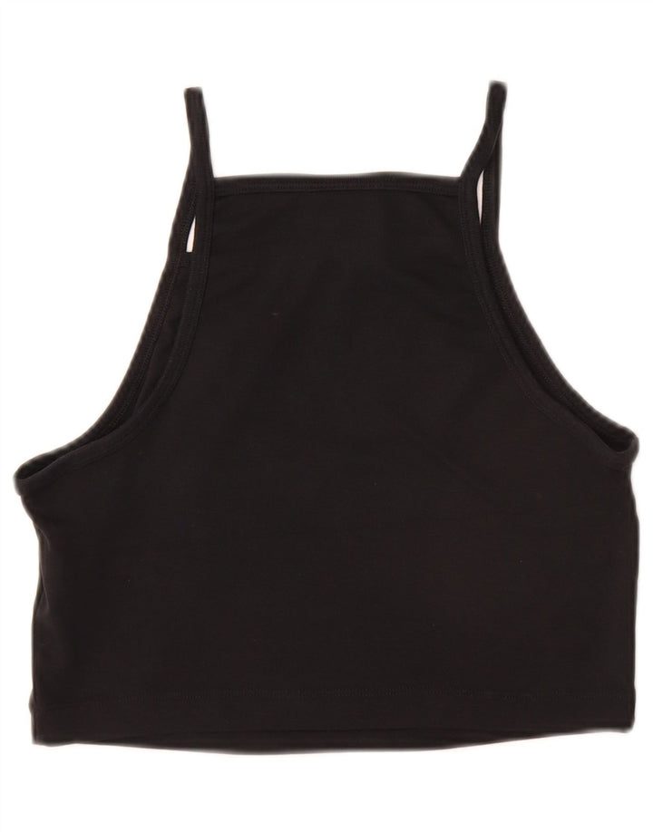NIKE Girls Crop Cami Top 10-11 år Medium Sort Bomuld