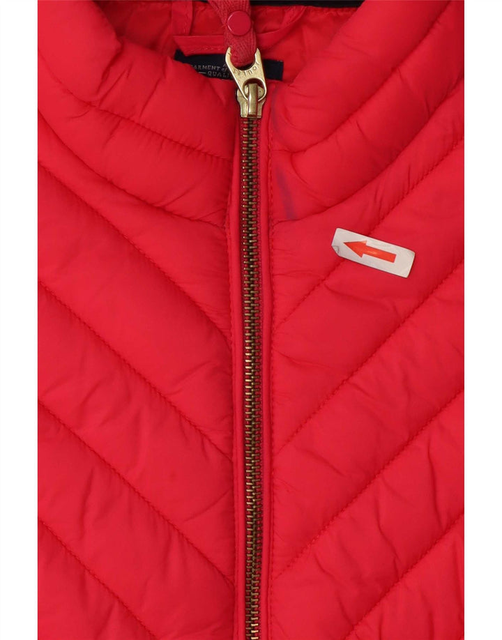 Joules Womens Polstret Gilet UK 10 Small Pink Polyamide