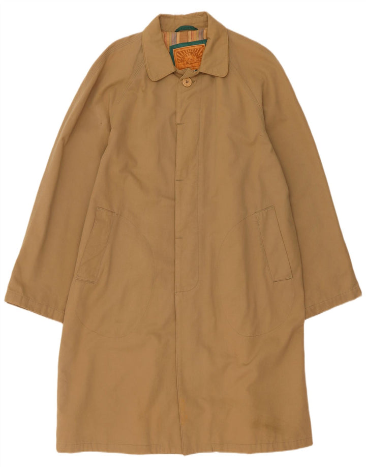 Spitfire Herre Overfrakke UK 38 Medium Khaki Bomuld