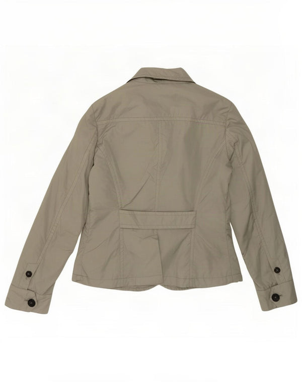 Max Mara Dame Weekend 4 Button Blazer Jacket UK 12 Medium Beige
