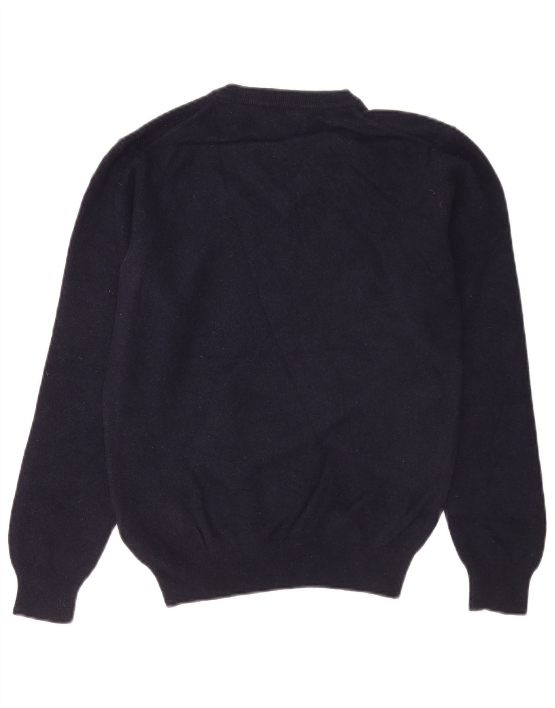 Gant Dame V-hals sweater UK 10 Lille marineblå lammeuld