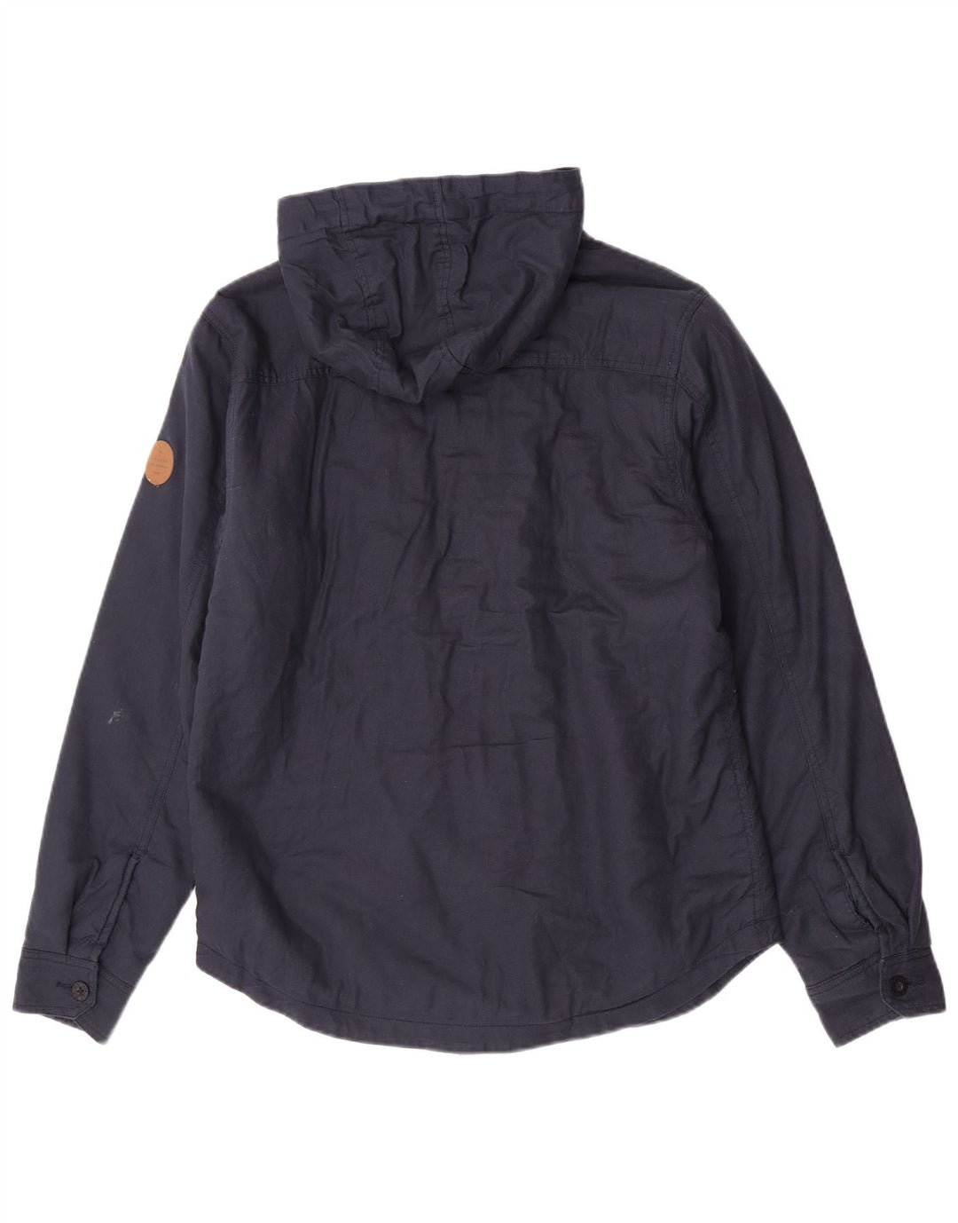 Rip Curl Herre Hooded Utility Jacket UK 38 Medium Navy Blue Cotton