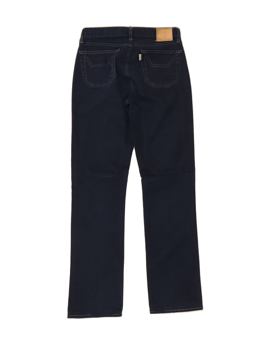 JECKERSON Womens Straight Jeans W26 L30 Navy Blue Cotton Vintage Jeckerson and Second-Hand Jeckerson from Messina Hembry 