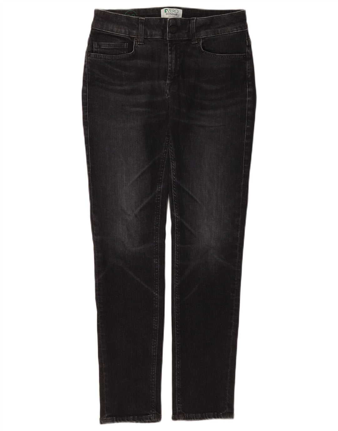 Dondup Dame Slim Jeans W28 L28 Sort Polyester