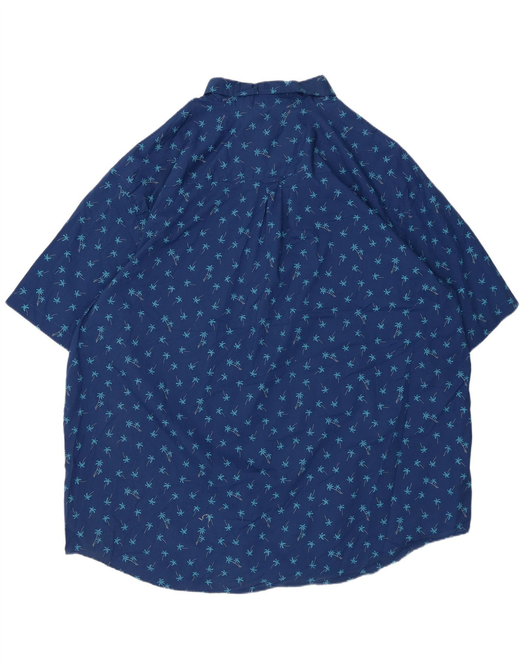 IZOD Kortærmet Herreskjorte 3XL Blå Blomsterbomuld