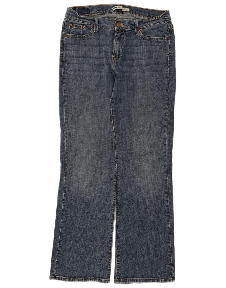 LEVI'S Dame 529 Curvy Bootcut Jeans W32 L32 Blå Bomuld