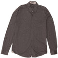 Hugo Boss Herre Slim Fit skjorte 2XL Sort Houndstooth