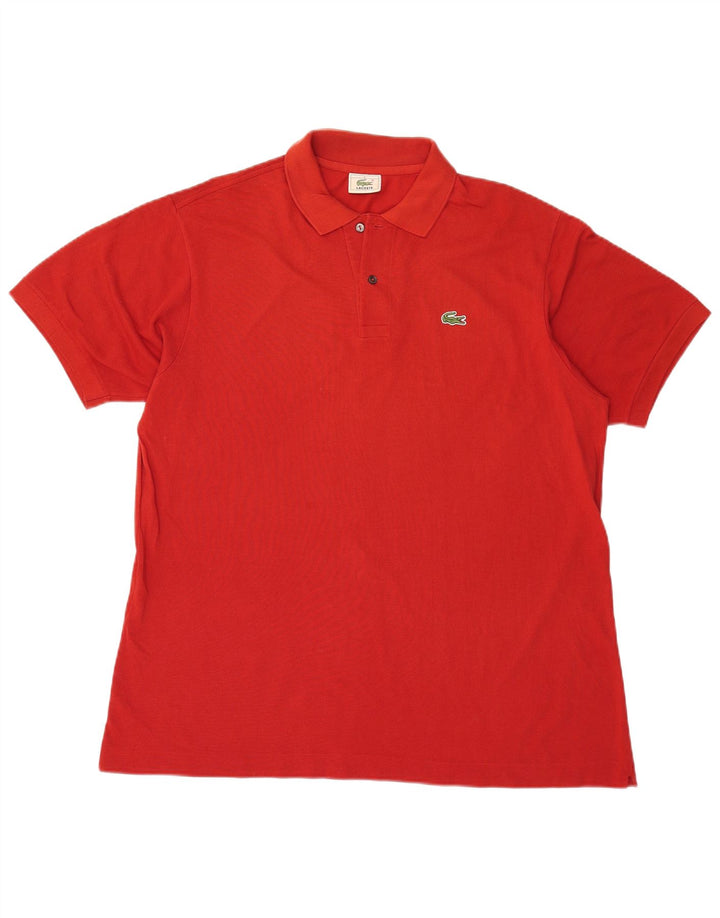 Lacoste herre poloskjorte str. 6 XL Rød bomuld