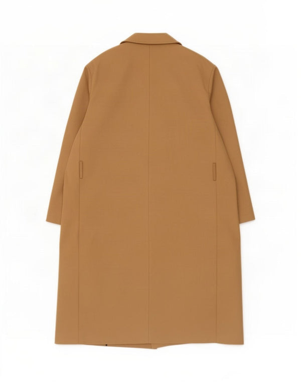 Zara Mens Overcoat UK 38 Medium Beige Polyester