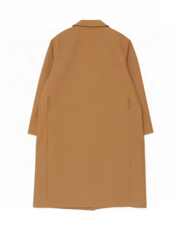Zara Herre Overfrakke UK 38 Medium Beige Polyester