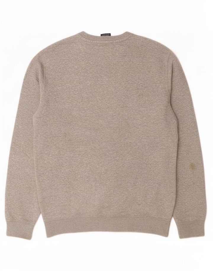 Champion Herre Grafisk Sweatshirt Jumper Medium Grå Bomuld