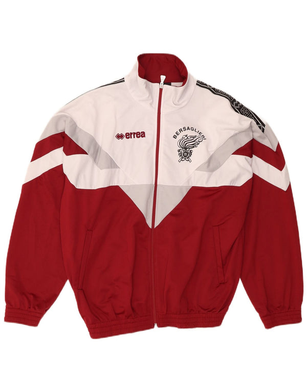 Errea Herre grafisk træningsdragt Top jakke Large Burgundy Colourblock