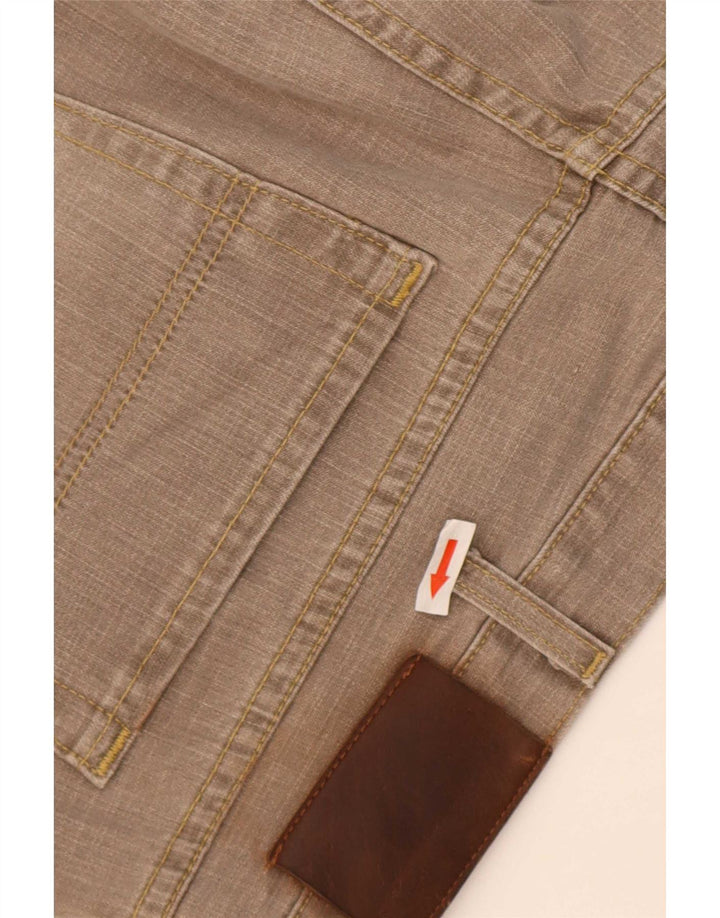 Marks & Spencer Straight Jeans til mænd W40 L33 Khaki Bomuld