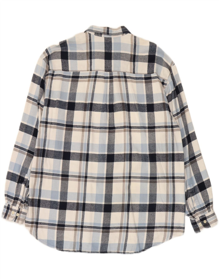 LERROS Mens Flannel Shirt 2XL Multicoloured Check Cotton Vintage Lerros and Second-Hand Lerros from Messina Hembry 