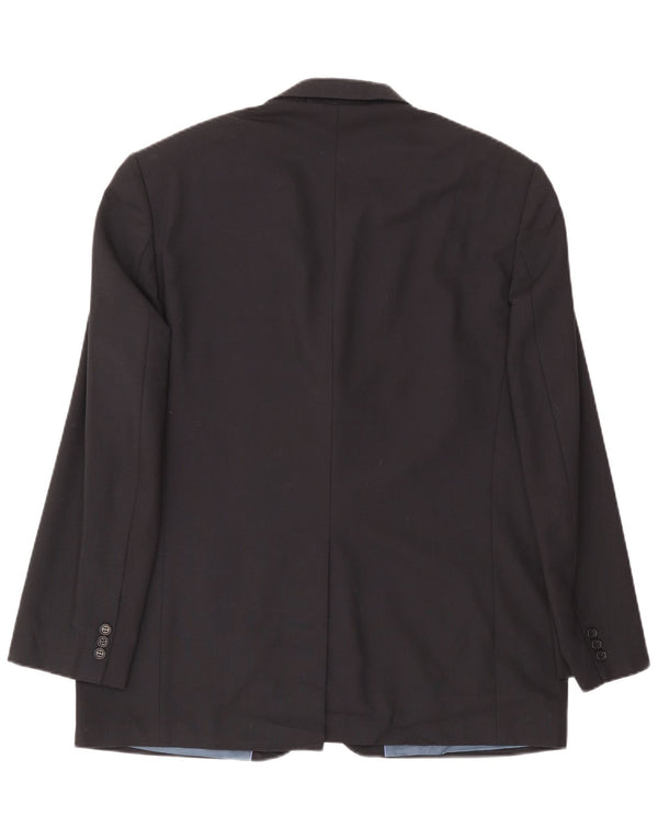 Marks & Spencer Herre 3-knaps blazerjakke UK 44 XL marineblå polyester