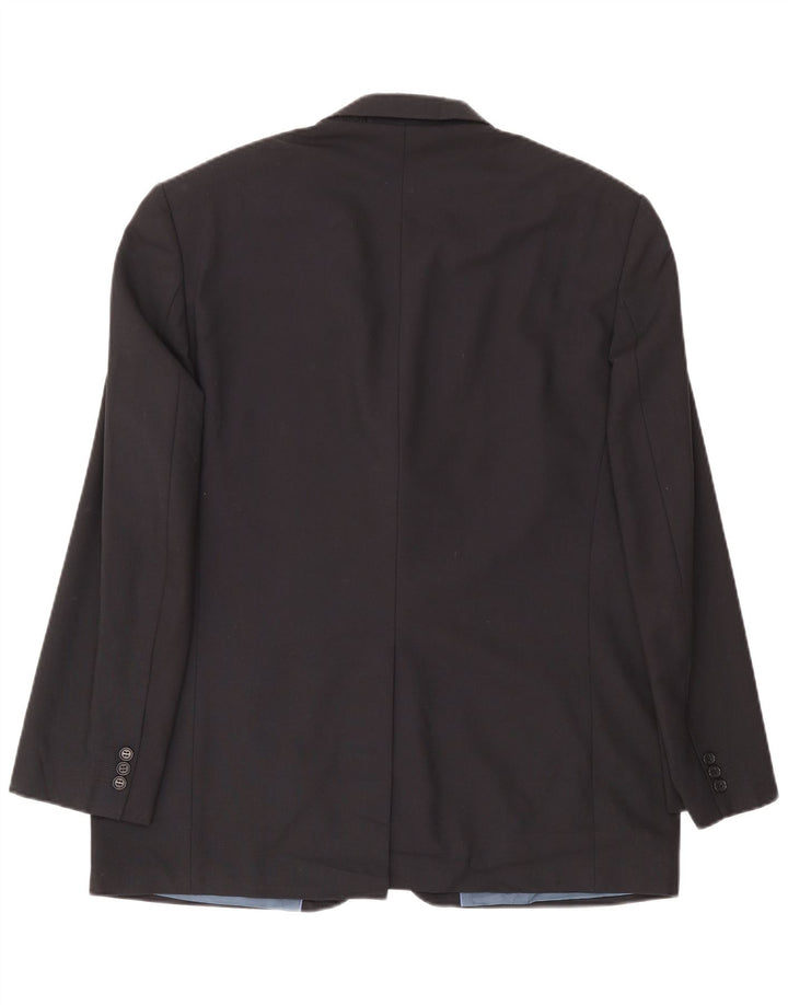 Marks & Spencer Herre 3-knaps blazerjakke UK 44 XL marineblå polyester