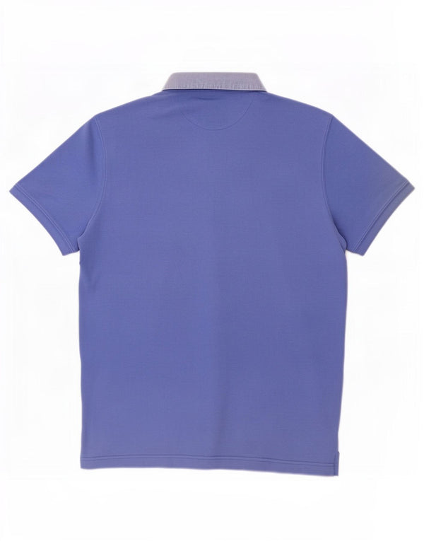 Massimo Dutti Herre Casual Fit Polo Shirt XL Blå