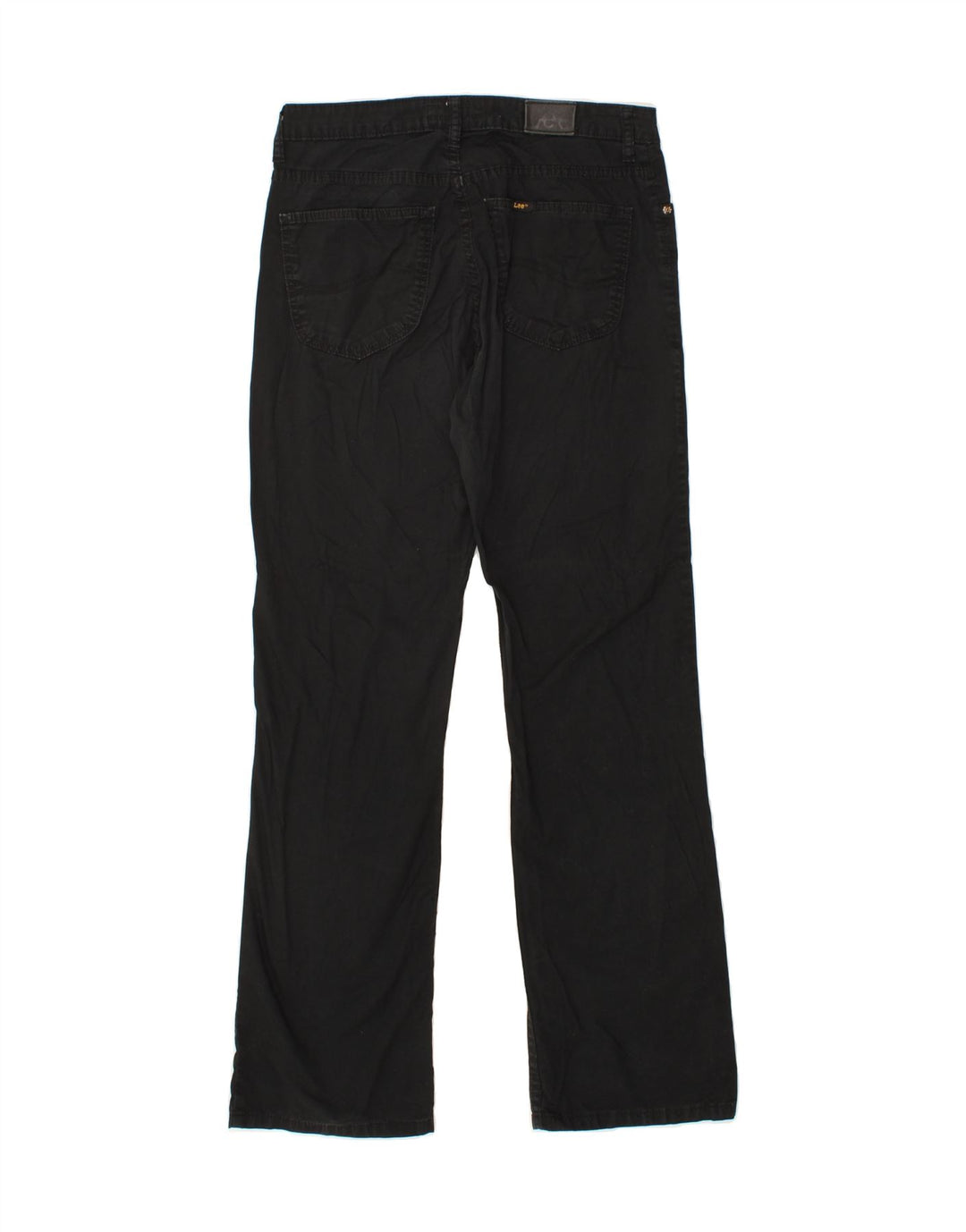 LEE Womens Cameron Bootcut Casual Trousers W32 L33 Black Cotton Vintage Lee and Second-Hand Lee from Messina Hembry 