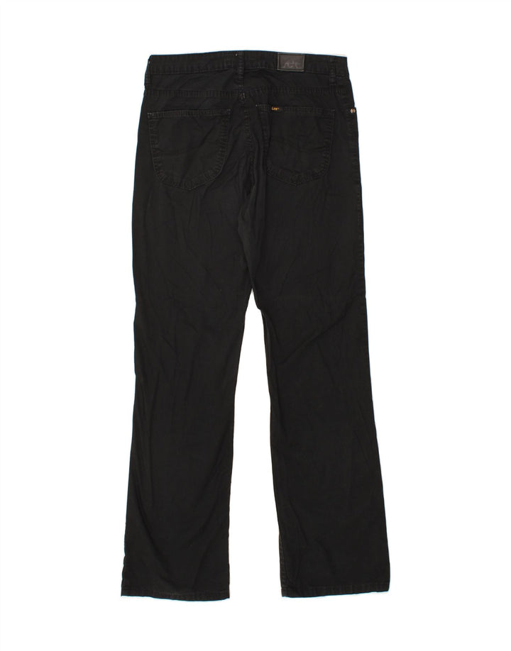 LEE Womens Cameron Bootcut Casual Trousers W32 L33 Black Cotton Vintage Lee and Second-Hand Lee from Messina Hembry 