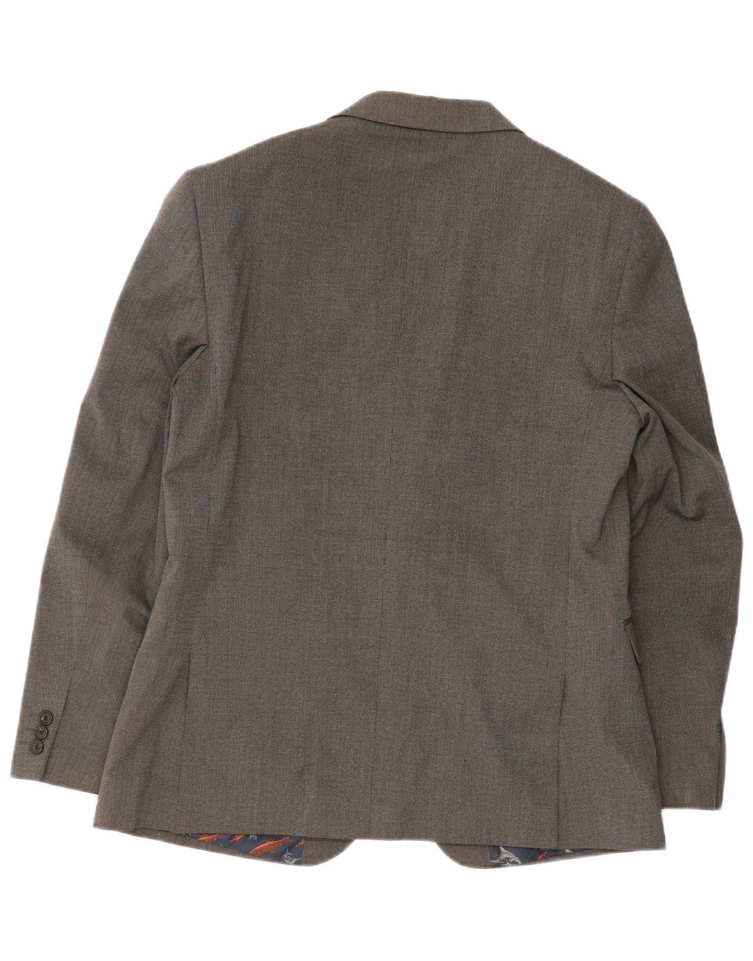 Ted Baker Herre Modern Fit 2-knaps blazerjakke US 42 XL Grå Polyester
