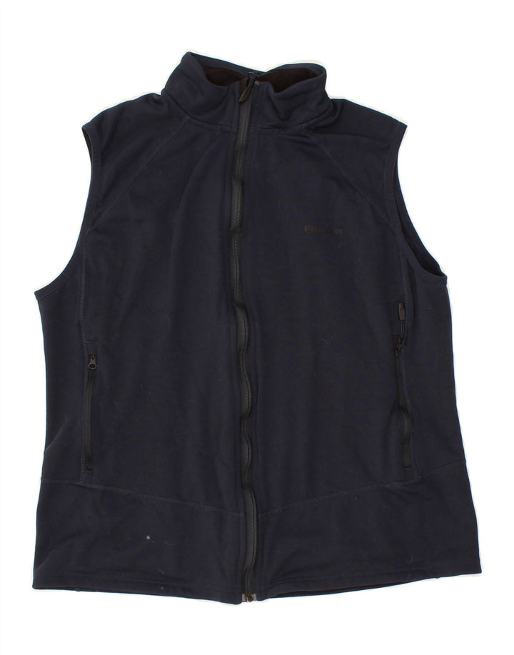 ROHAN Womens Sleeveless Tracksuit Top Jacket UK 14 Medium Navy Blue Vintage Rohan and Second-Hand Rohan from Messina Hembry 