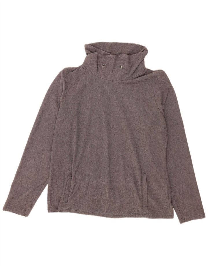 Mountain Warehouse Dame Sweatshirt Jumper UK 16 Large Grey Pinstripe