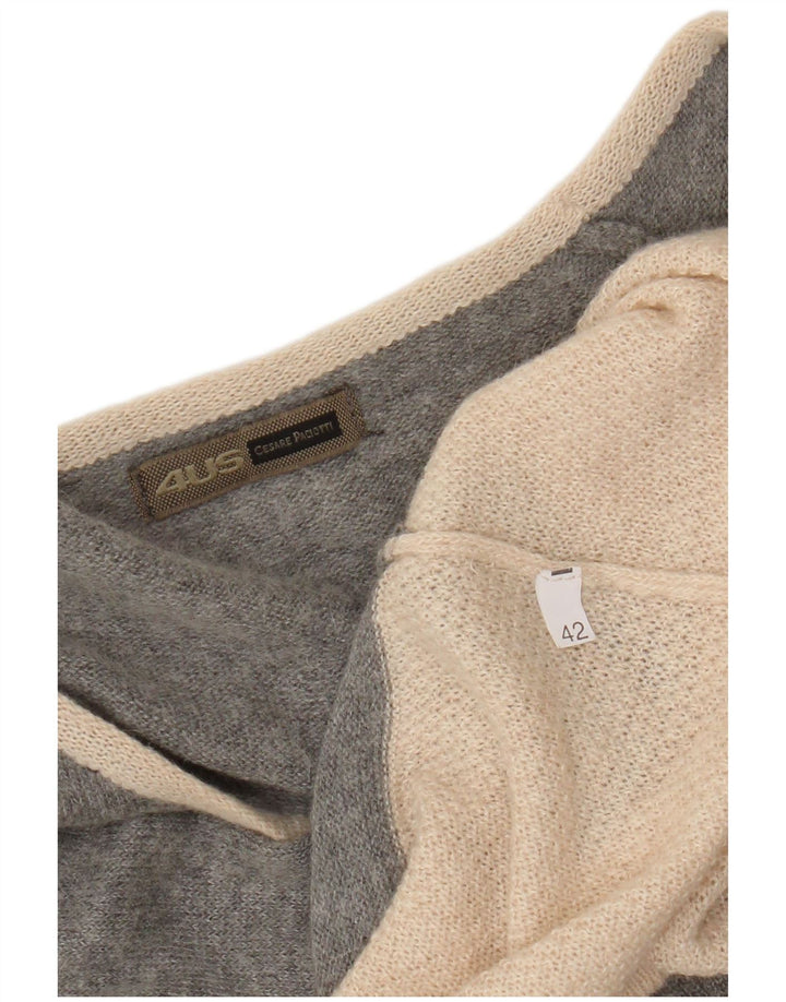 Cesare Paciotti 4US Jumper Kjole til kvinder IT 42 Medium Grå Colourblock