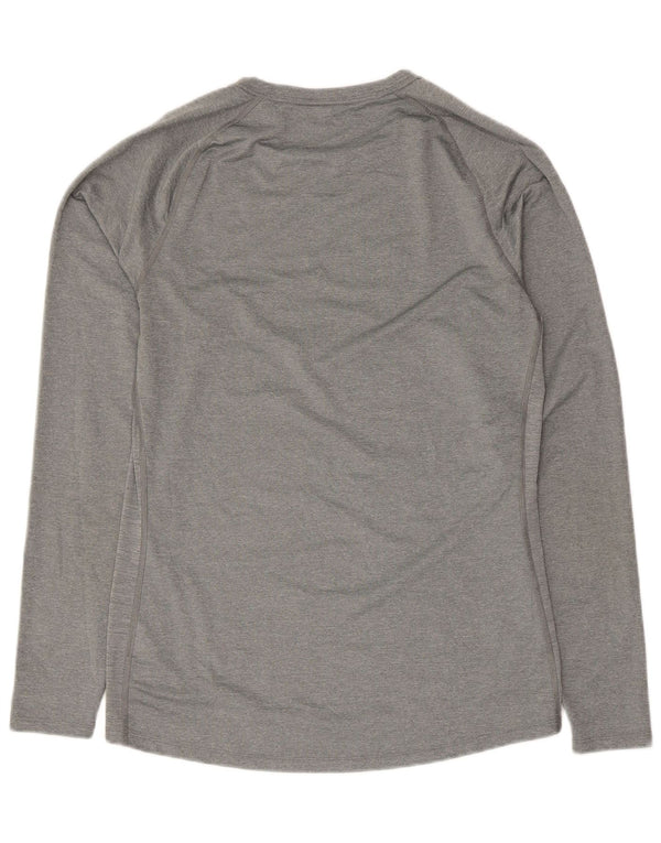 Nike Herre Dri Fit Top Langærmet XL Grå Polyester