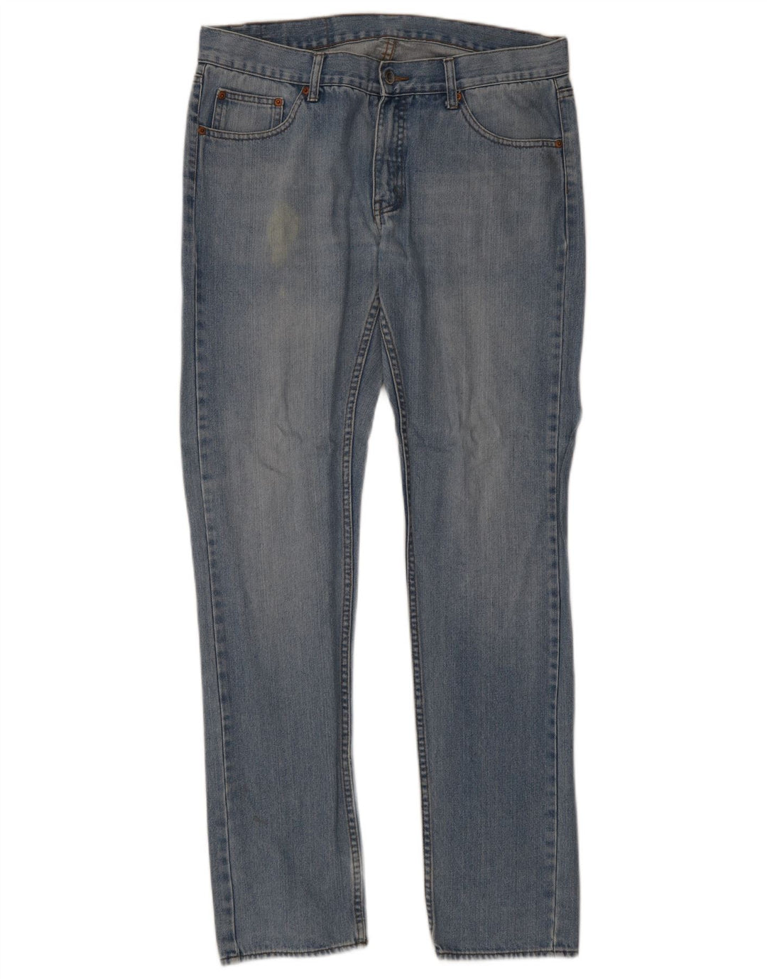 Billige Mandag Herre Slim Jeans W34 L34 Blå
