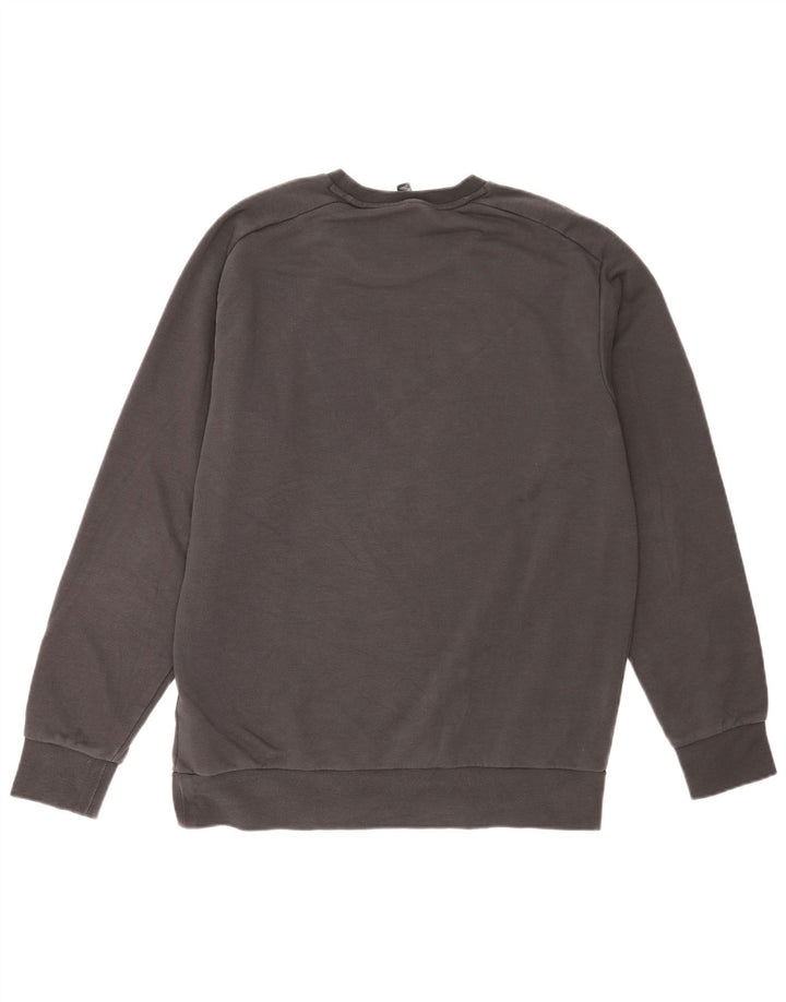 Adidas Herre Graphic Regular Fit Sweatshirt Jumper Large Grå Bomuld