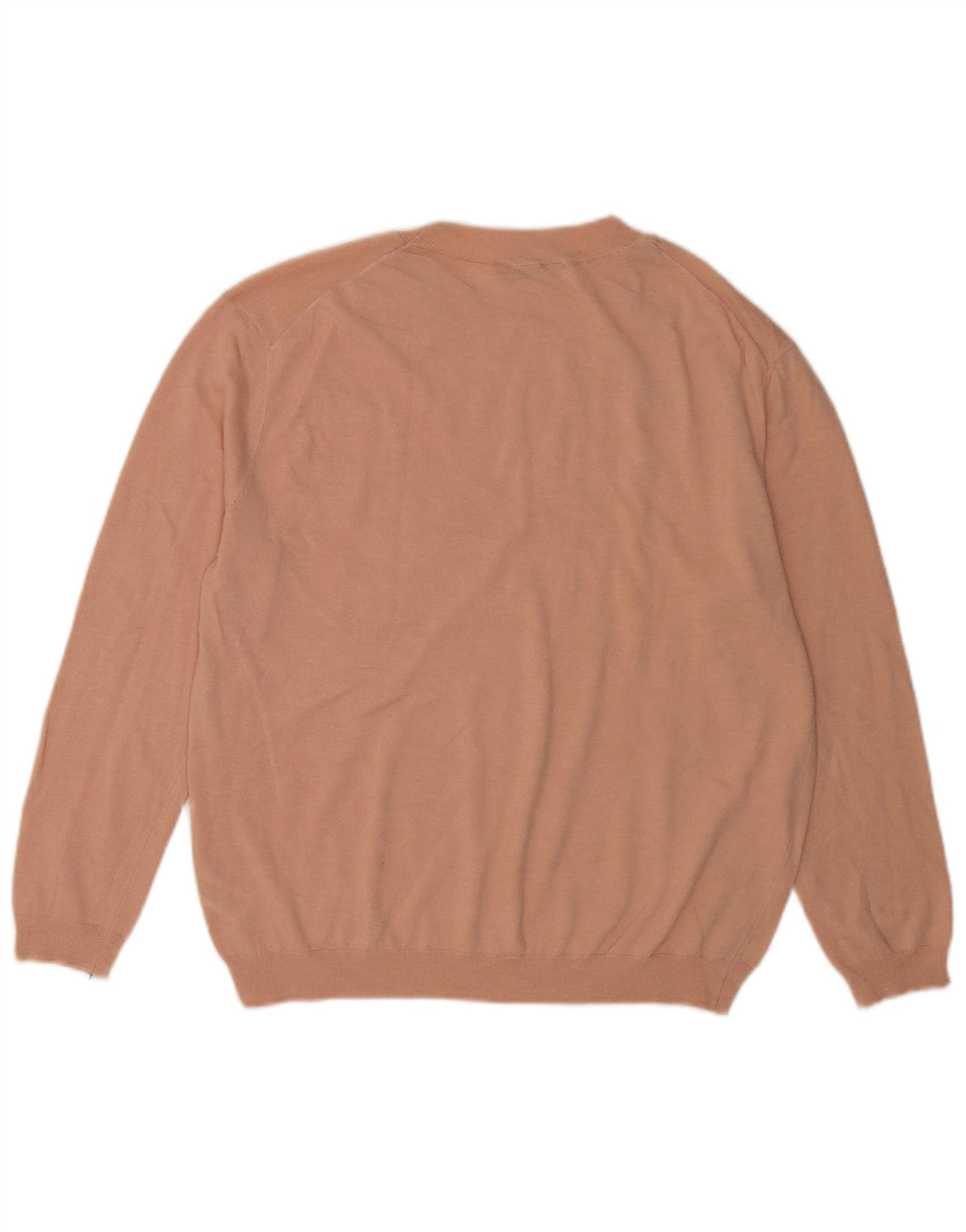Zara Dame Boat Neck Jumper Sweater UK 16 Large Pink Polyester