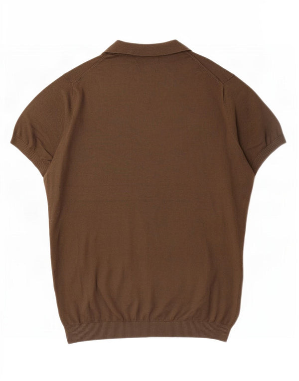 Massimo Dutti Herre poloshirt Medium Khaki Bomuld