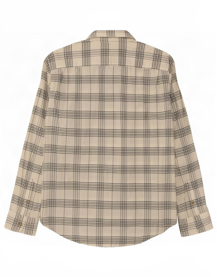 Levi's Herre Standard Fit skjorte Medium hvid ternet bomuld
